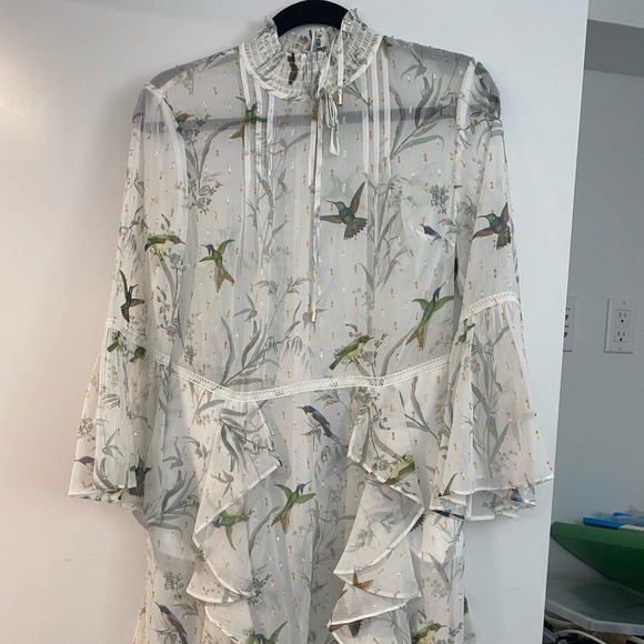 TED BAKER Womens chiffon dress - Picture 2 of 7